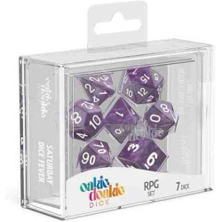 SET 7 DADOS PURPURA ROL Oakie Doakie Dice RPG